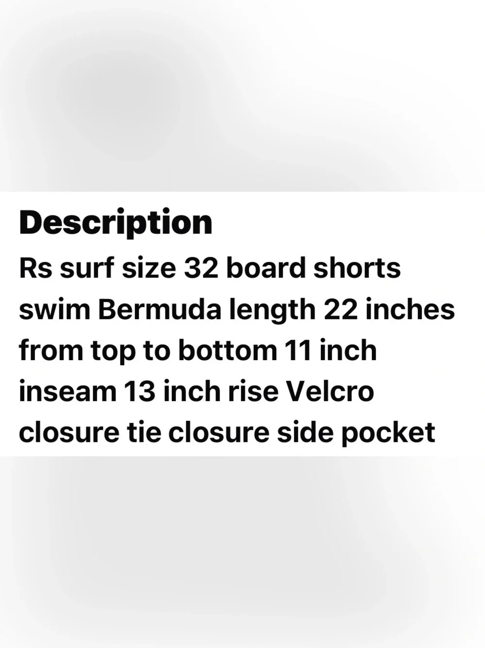 Men's 32” Blue Geometric Board Shorts with Drawstring velcro rs surf